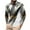 #008-Dark Gray, variant on Donemore Men's Fashion Contrast Color Striped Half - Zip Polo Shirt, Long - Sleeve Casual & Business Top, Multi - Color Printed Trendy Design, Comfortable & Versatile Men's Clothing