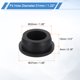 thumbnail image 2 of Tapón de agujero de silicona, tapones de goma redondos a prueba de agua, sellos para botellas, tapones para tubos y tapas de extremo para agujeros de 31mm/1.22" para bañera, botella, negro, 2 of 6