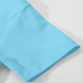 thumbnail image 5 of Amidoa Girls Short Sleeve Graphic Crewneck Summer Independence Day T Shirts Kids Casual Tops Blue Size 2T, 5 of 7