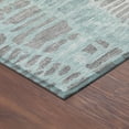 thumbnail image 3 of Addison Rugs Chantille Indoor/Outdoor Transitional Circles Teal Machine Washable Rectangle Rug, 3' x 5', 3 of 8