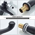 thumbnail image 3 of Bathroom Faucet Single Handle Sink Mixer Tap Bathroom Sink Faucet Retro Sink Mixer Tap, Black Brass,, 3 of 5