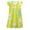 Yellow, variant on Tisuna Girls Easter Dress Child Cartoon Print Ruffled Sleeve Crew Neck Dresses Cute Breathable Little Girls Festival Summer Dress Light Blue Size 3-4 Years