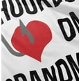 thumbnail image 4 of Hooked on Grandma Fishing Grandchild Youth T Shirt Tee Girls Infant Toddler Brisco Brands 12M, 4 of 5