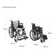 thumbnail image 5 of Silla Ruedas Plegable Todo Terreno Soporta 130kg Descansa Brazo Abatible, 5 of 5