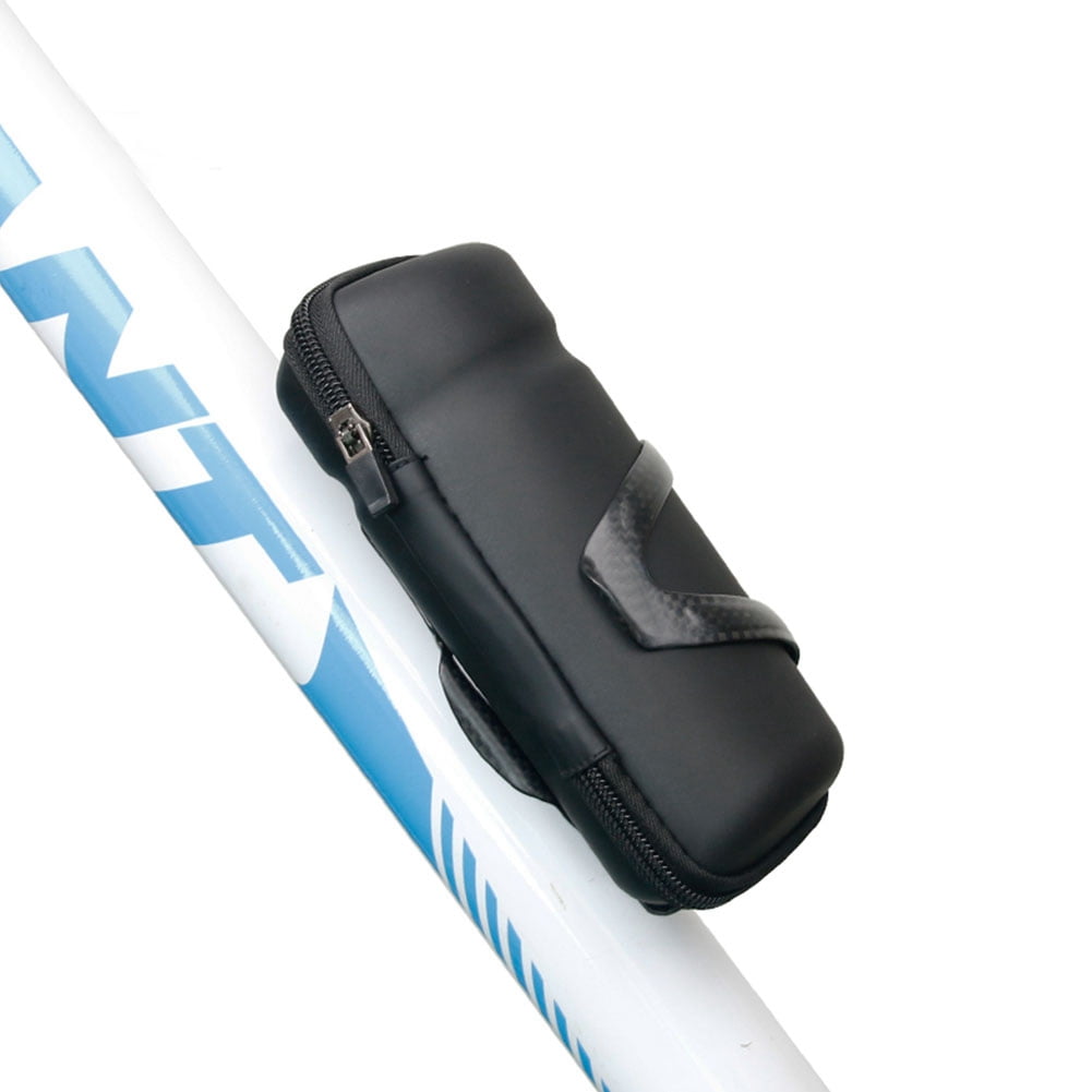 Tebru Bicycle Tool Bag,Bicycle Frame Bag Kit Bicycle Kettle Bracket Hard Shell Repair Tool Bag