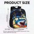 thumbnail image 7 of Jeiento Cartoon Shark Preschool Bookbag for Toddlers 13.5 Inch, School Bag with Mesh Side Pockets, Multi-Compartment Backpack for Boys Girls Kindergarten Outdoor, 7 of 7