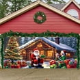 thumbnail image 5 of Elainilye Christmas Garage Door Banner for Outdoor Decor, Large Holiday Yard Door Cover with Merry Christmas Design, Porch Backdrop for Xmas Party Supplies, 5 of 6
