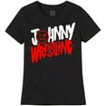 thumbnail image 2 of Women's Black Johnny Gargano Johnny Wrestling T-Shirt, 2 of 3