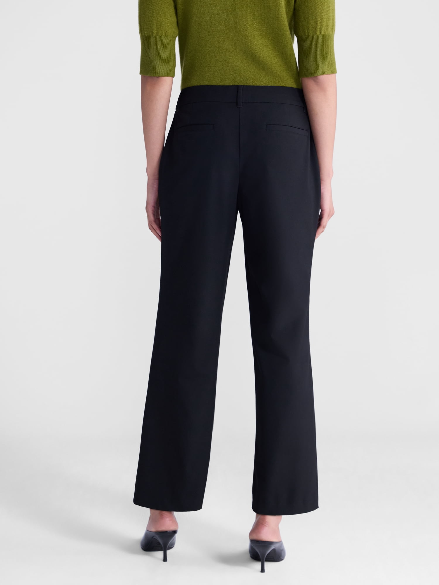 Scoop Women's and Women's Plus Low Rise Crease Trousers, 30'' Inseam, Sizes 0-28W