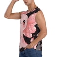 thumbnail image 3 of Balery Cute Axolotl Sakura Blossoms A Camisetas sin mangas para hombre, absorbe la humedad y protege contra el mal olor.-Medium, 3 of 7