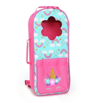 My Life As Backpack Doll Carrier for 18" Doll, Pink and Blue