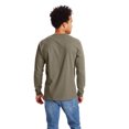 thumbnail image 2 of Hanes Men's & Big Men's Essentials Long Sleeve Pocket Tee, Sizes S-3XL, 2 of 5