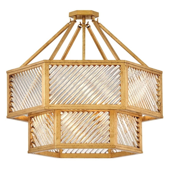 47464DA Hinkley Lighting Sura - 25W 5 LED Medium Convertible Chandelier-24.5 Inches Tall and 26 Inches Wide