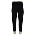 thumbnail image 4 of Men Fashion Casual Solid Thicken Pockets Drawstring Outdoor Cargo Sweatpants, 4 of 6