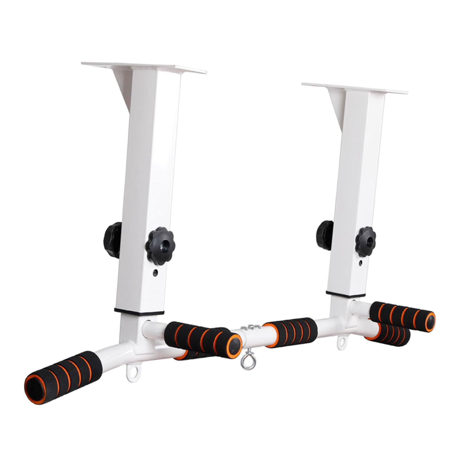 DimyFew Pull up Bar Wall Mounted Chin up Bar Easy to Install Portable Adjustable for Gym White Top Mount