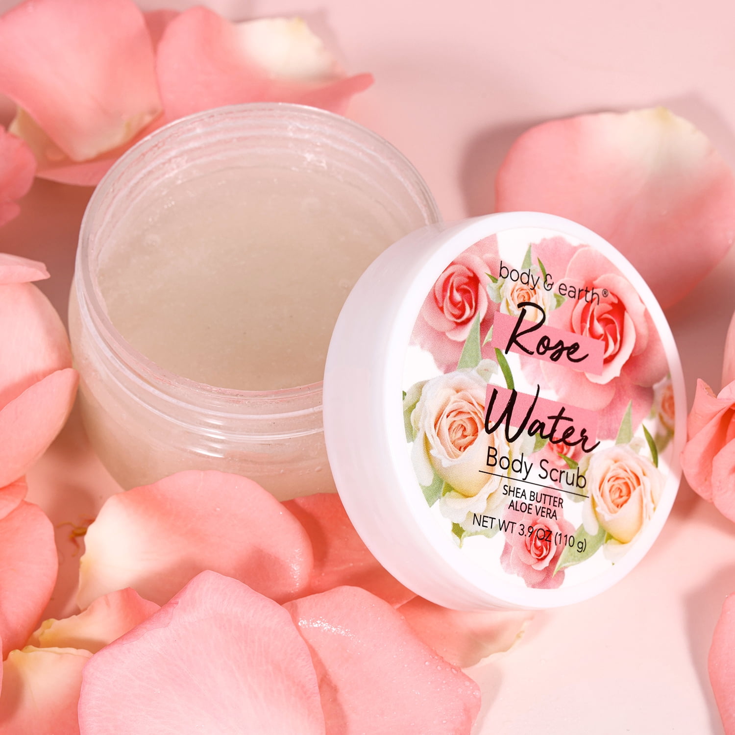 Body & Earth Spa Gift Sets Rose Scent Bath Gift for Women Mother's Day Birthday Gifts for Mom - Perfume, Body Lotion, Body Scrub