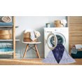 thumbnail image 2 of Ahgly Company Machine Washable Indoor Rectangle Transitional Jeans Blue Area Rugs, 4' x 6', 2 of 7