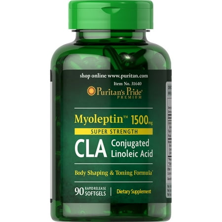 Puritans Pride Super Strength MyoLeptin CLA 1500 mg90 Softgels