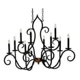 thumbnail image 3 of Meyda Tiffany 132000 Clifton 10 Light 29" Wide Taper Candle Style Chandelier - Custom, 3 of 5