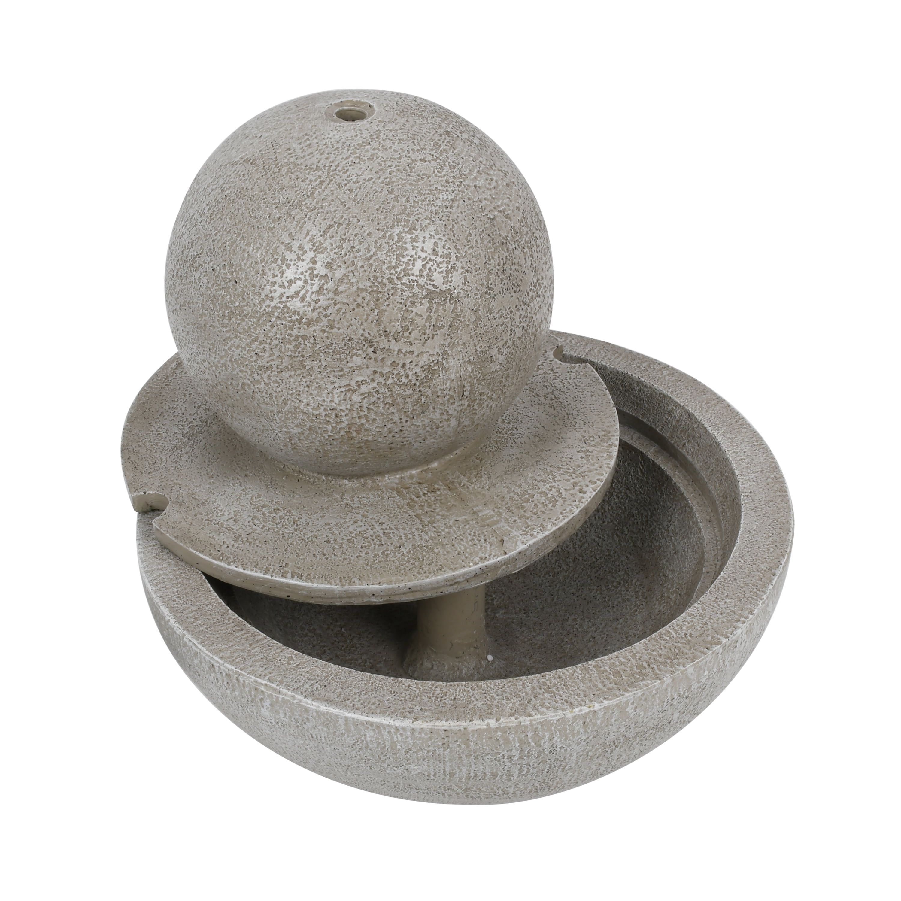 Better Homes & Gardens 12''D Outdoor Resin Tan Tabletop Fountain