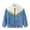 Blue, variant on IROINNID Toddler Boys Girls Cute Strip Print Winter Shearling Jacket Keep Warm Round Neck Clothes Coat