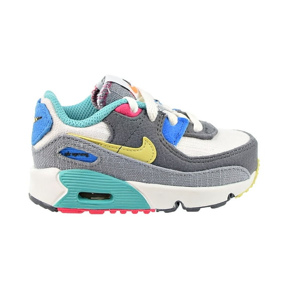 Nike Air Max 90 Leather (TD) Toddler's Shoes Phantom-Celery-Iron Grey dq7762-001
