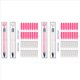 thumbnail image 1 of Kit de 68 Bolígrafos de Pintura de Diamante, 4 Bolígrafos de Recargables con 64 Bolígrafos de , Punta de Pegamento Giratoria (Rosa y ), 1 of 5