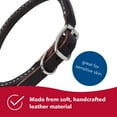thumbnail image 3 of Coastal Pet Circle T Latigo Leather Round Dog Collar - Handcrafted Leather Pet Collar for Dogs - Comfortable Dog Collar for Dogs with Long Hair or Sensitive Skin - 3/8" x 20", 3 of 6
