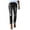 Black, variant on Women's Ripped Skinny Jeans Distressed Stretchy Denim Pants Womens Curvy High Waist Stretch Butt Lifting Skinny Colombian Jeans Blue S