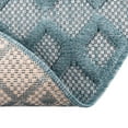 thumbnail image 6 of Unique Loom Outdoor Trellis Textured Collection Area Rug - Osage (7' Round Aqua), 6 of 12