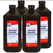 Quality Choice 3% USP Hydrogen Peroxide First Aid Antiseptic 32, FL OZ - 4 Pack