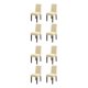 thumbnail image 1 of Yuarrent Funda para silla de 4 paquetes/lote para comedor, sillas duraderas y transpirables con estilo, felpa de amplia aplicación Type4 NO4, 1 of 6