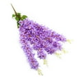 thumbnail image 2 of Morttic 1x Artificial Lilac Vine Flower Wisteria Wedding Party Decoration Hanging Vine Home Plant Decoration (Purple), 2 of 6