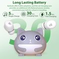thumbnail image 2 of Auriculares inalámbricos para niños COOTIMOCK Cat Design 85dB IPX6 30H Playtime, 2 of 9