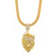 thumbnail image 1 of Collar hip hop con cadena cubana de strass, colgante y etiqueta para hombre, 1 of 8
