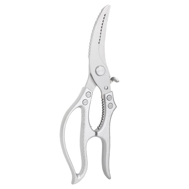 Multi-Functional Stainless Steel Bones Shears Kitchen Bones Cutter With FishScale Scraper And Nut CrackerHandle