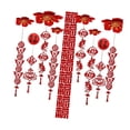 thumbnail image 3 of New Year Pendants Chinese New Year Decorations 2026 Red New Year Ceiling Decoration Felt Material for Home Party Shop, 3 of 5