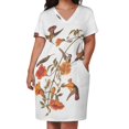 thumbnail image 2 of Audubon's Mangrove Hummingbird vestido suelto con bolsillo vestidos de verano para mujer vestido de fiesta 2025, 2 of 6