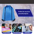 thumbnail image 2 of Drawstring Backpack 6 Colors Drawstring Bags, Draw String Back Bag Drawstring Bags Bulk for Sports Gym Travel Swimming,6pcs Drawstring Backpack,Photo Color, 2 of 6