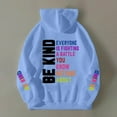 thumbnail image 5 of Trendy Women Hoodie Tops Streetwear y2k Long Sleeve Letter Print Oversize Loose Pullover Sweatshirts With Pocket, 5 of 6