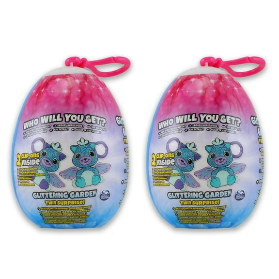 Hatchimals Mini Twin Surprise Egg Toy Featuring 1 of 4 Fun Collectible Mini Dolls - 2 Pack