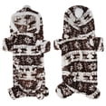 thumbnail image 2 of Felpa Café Ciervo Otoño Invierno Cuatro Pies Mascotas Sudaderas Ropa Caliente Pijamas Ropa para Perros Gatos, 2 of 5