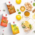 thumbnail image 2 of Wissotzky Ginger & Turmeric Tea, (3 Pack) | Caffiene Free | Herbal & Fruit Tea | Ginger Effect Tea | Rich in Antioxidants, 2 of 3