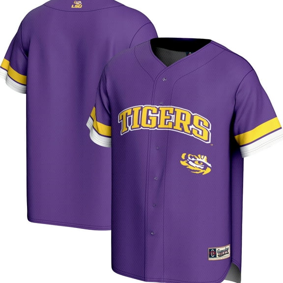 Youth  GameDay Greats Purple LSU Tigers Spirit Baseball Jersey