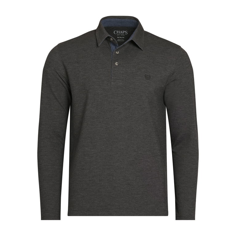 Chaps long sleeve polo shirts hotsell