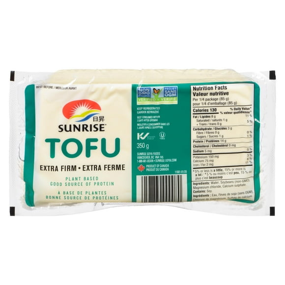 Sunrise Tofu extra ferme 350 grammes