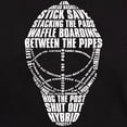 thumbnail image 3 of CafePress - Hockey Goalie Mask Text Dark T Shirt - Men's Classic Graphic Cotton T-Shirt, 3 of 4