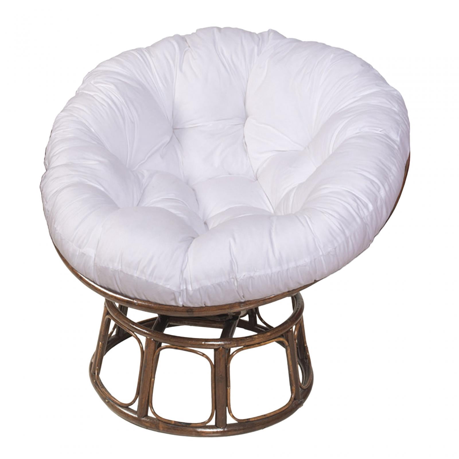 Hammock Chair Cushion Egg Swing Chair Cushion Thickened Porch Replacement Swings Chair Cushion for Indoor or Outdoor Swing Chairs Egg Chair White