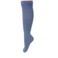 thumbnail image 4 of Long Cotton Lightweight Slouch Socks 3 PAIRS Captains Blue Boot Socks Size 9-11, 4 of 7