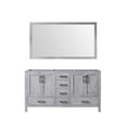 thumbnail image 3 of Lexora Home Jacques 60" Double Vanity with Mirror in Distressed Gray, 3 of 9